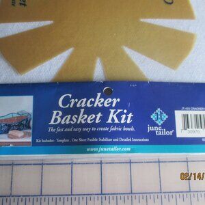 JUNE TAILOR CRACKER BASKET KIT-NEW-SEALED